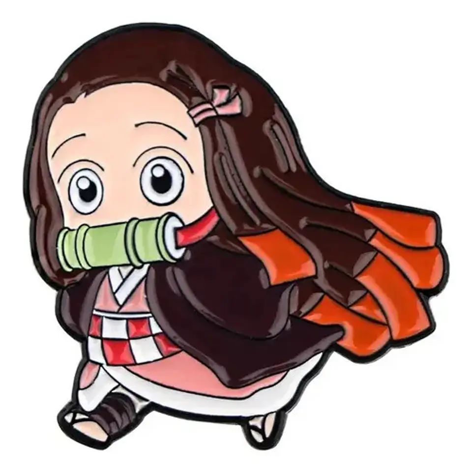 Pins De Nezuko Kamado / Demon Slayer / Broches Metálicos 14