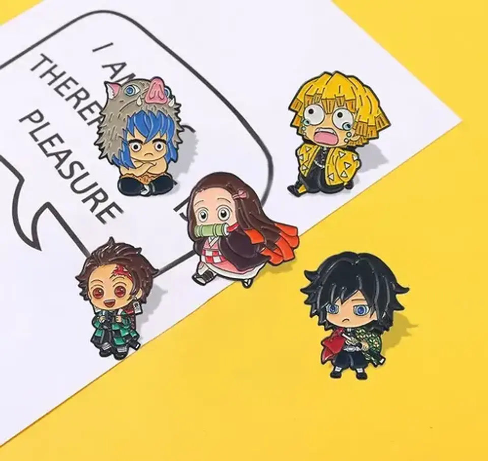 Pins De Nezuko Kamado / Demon Slayer / Broches Metálicos 17