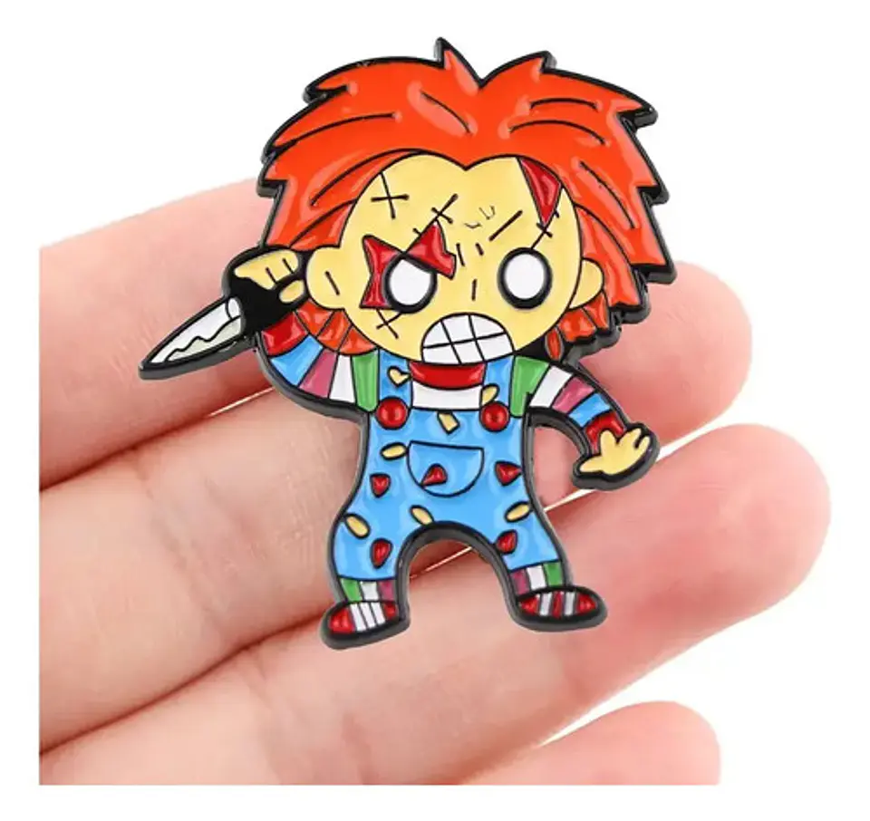 Pins De Chucky / El Muñeco Diabólico / Pines Metálicos 8
