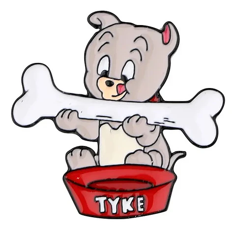 Pins De Tyke / Tom Y Jerry / Broches Metálicos (pines)