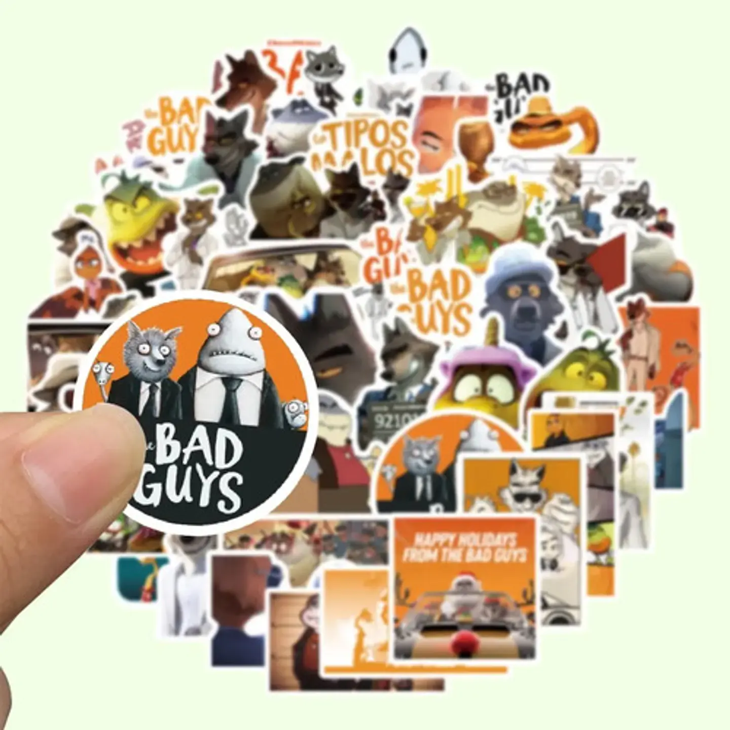 Los Tipos Malos - Set De 50 Stickers / Calcomanías 2