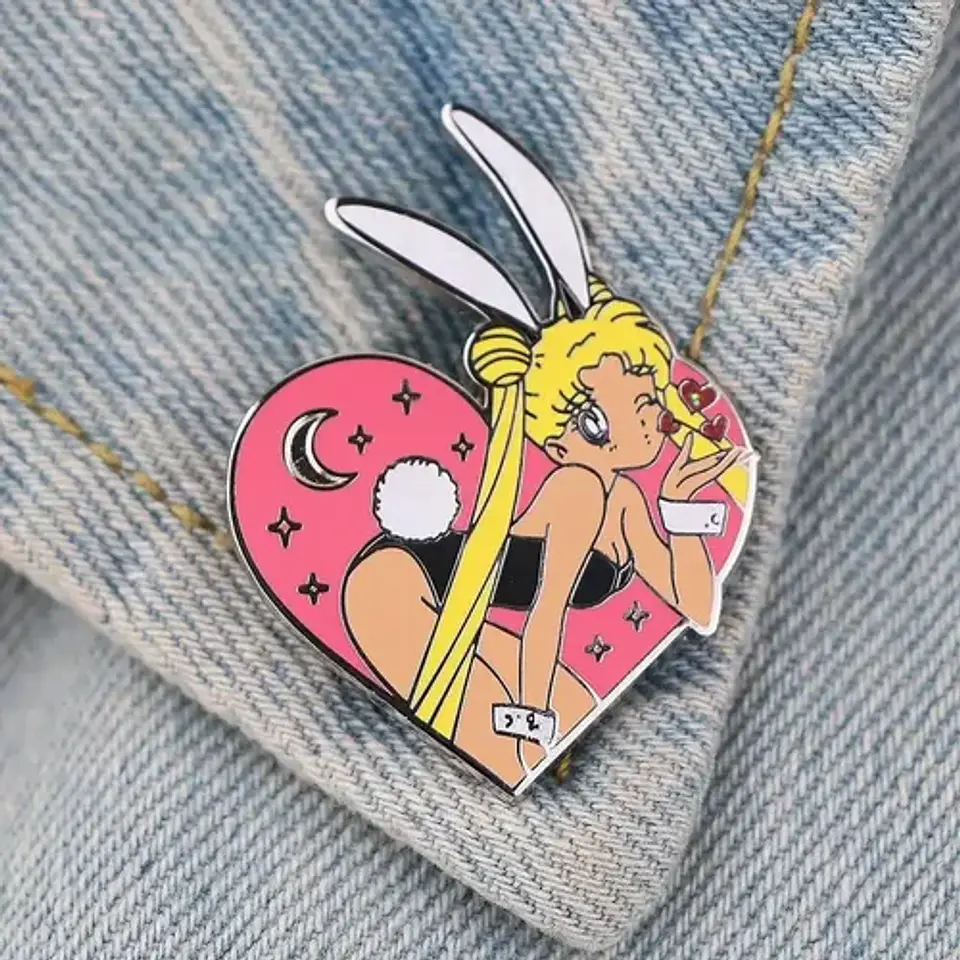 Pins De Serena Tsukino / Sailor Moon / Pines Metálicos 3