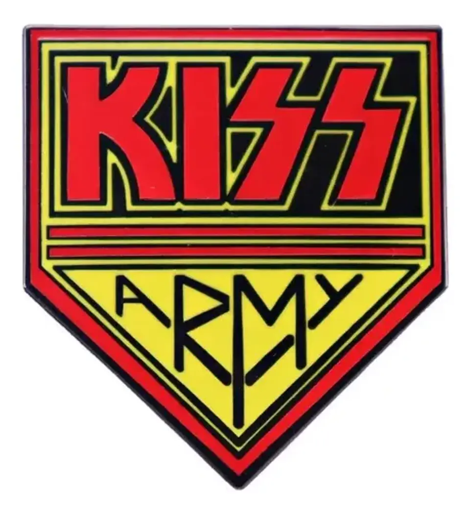 Pins De Kiss / Musica / Pines Metálicos (broches) 1