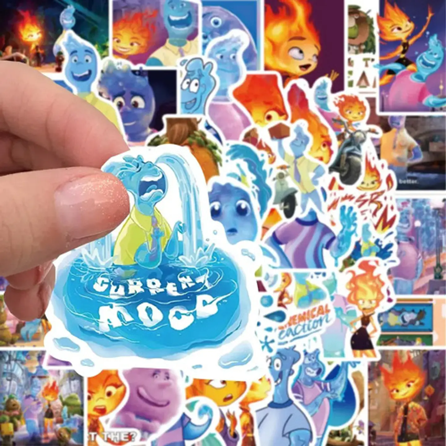 Elementos - Set De 50 Stickers / Calcomanías / Pegatinas 4