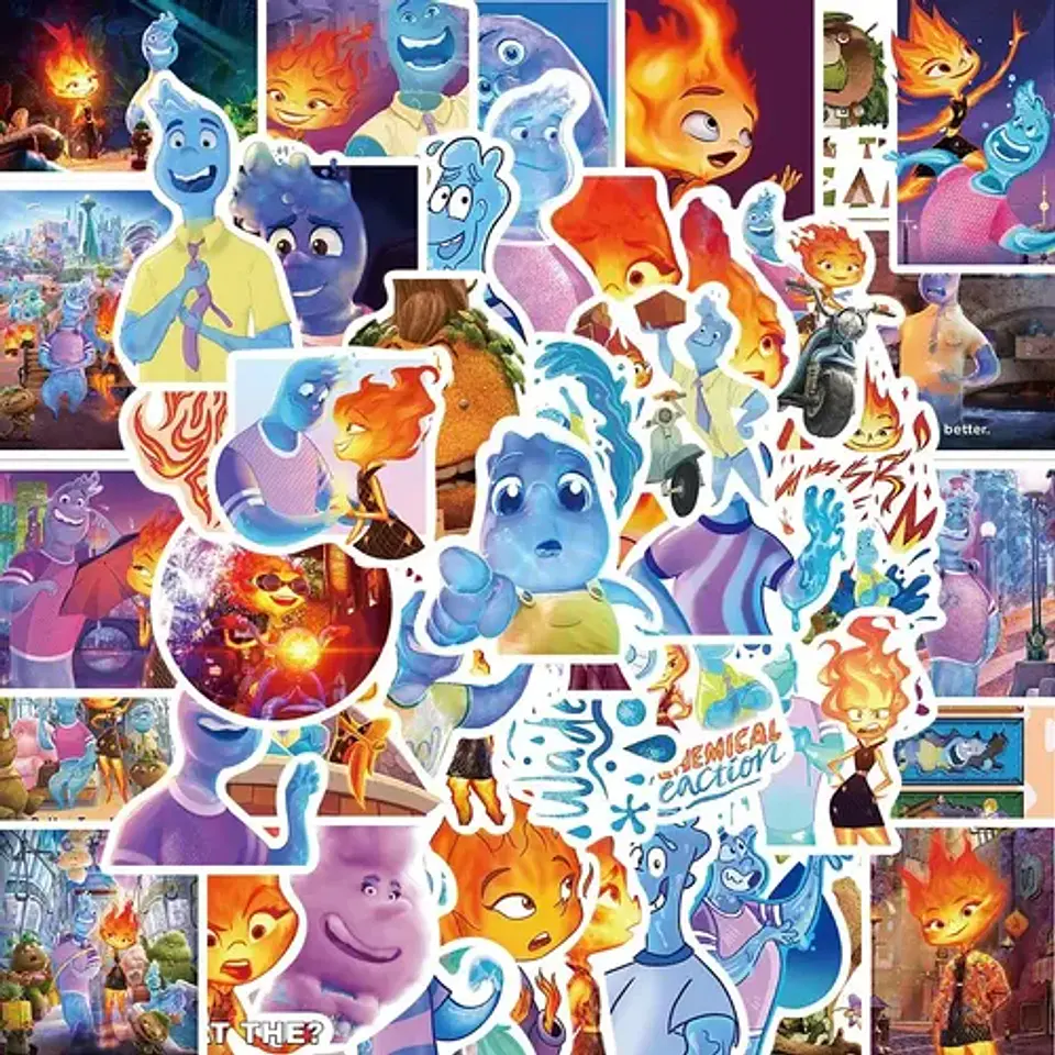 Elementos - Set De 50 Stickers / Calcomanías / Pegatinas 5