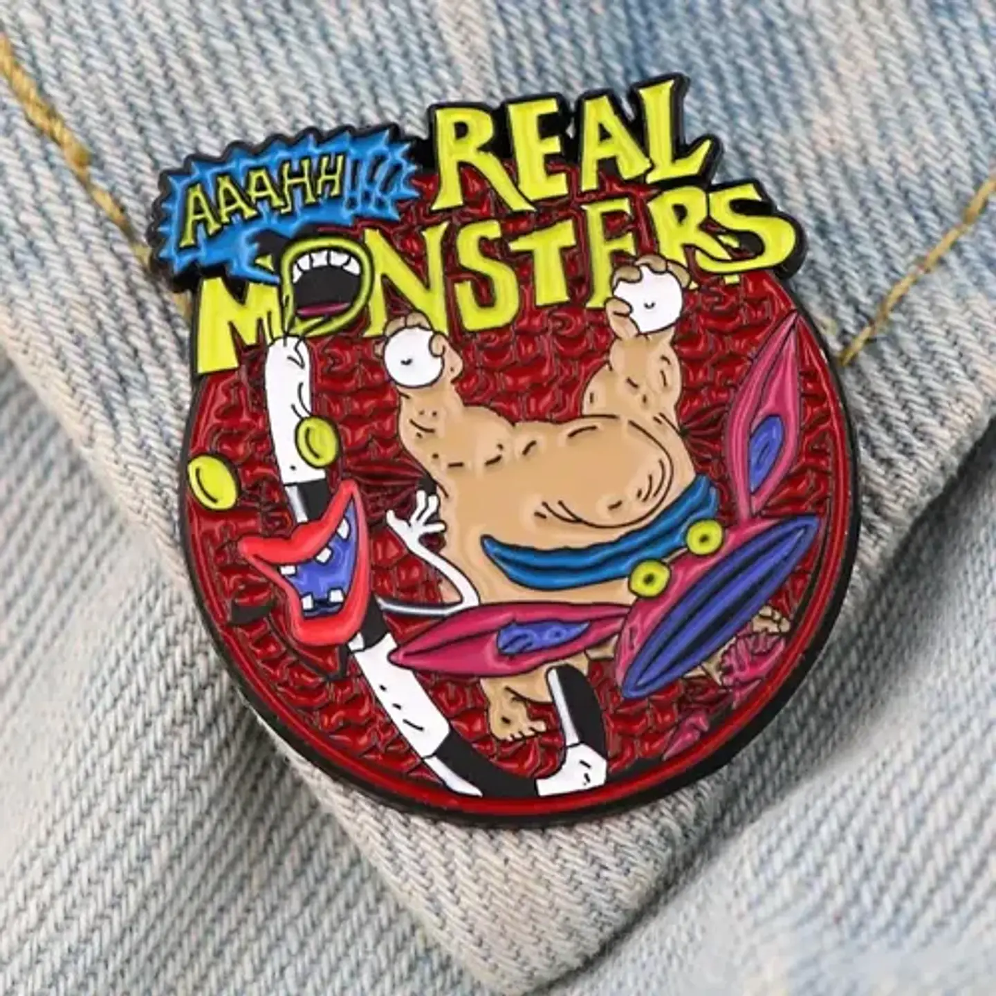 Pins Monstruos De Verdad / Real Monsters / Pines Metálicos  3