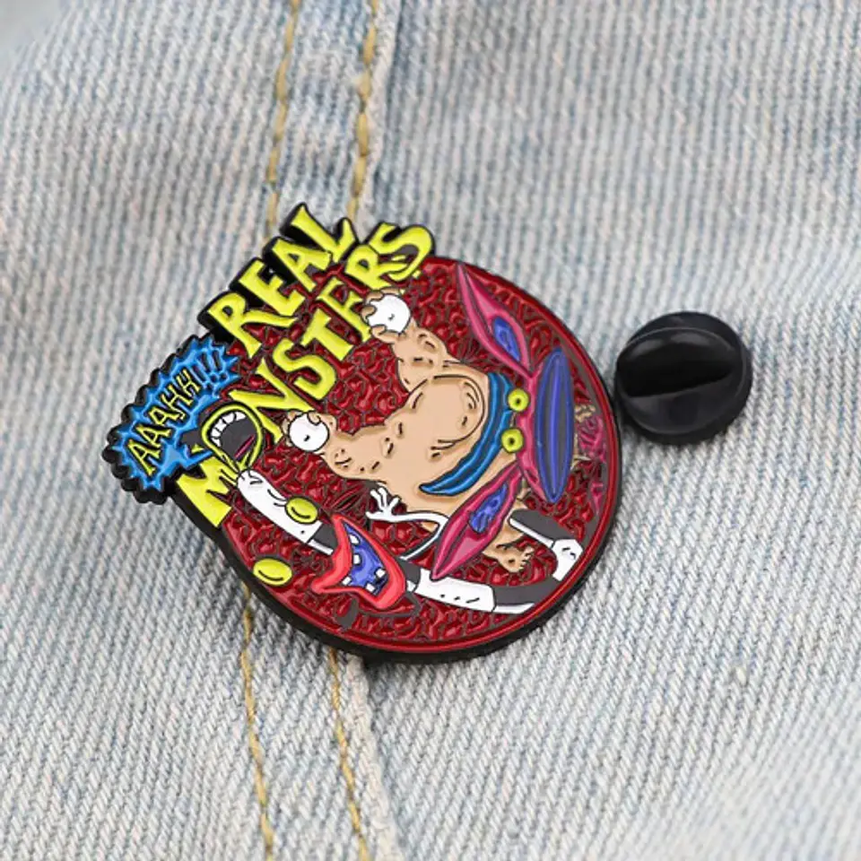 Pins Monstruos De Verdad / Real Monsters / Pines Metálicos  4