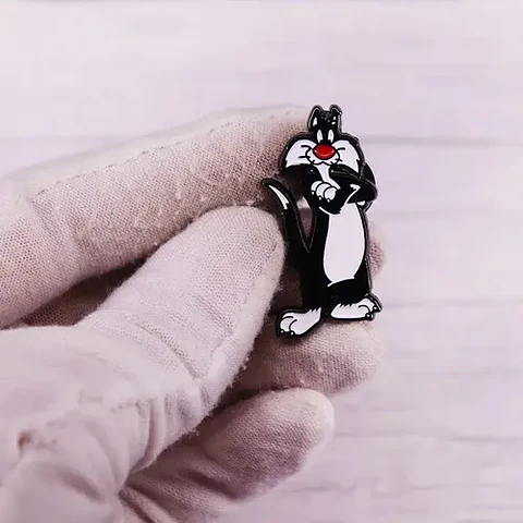 Pins Del Gato Silvestre / Looney Tunes / Broches Metálicos