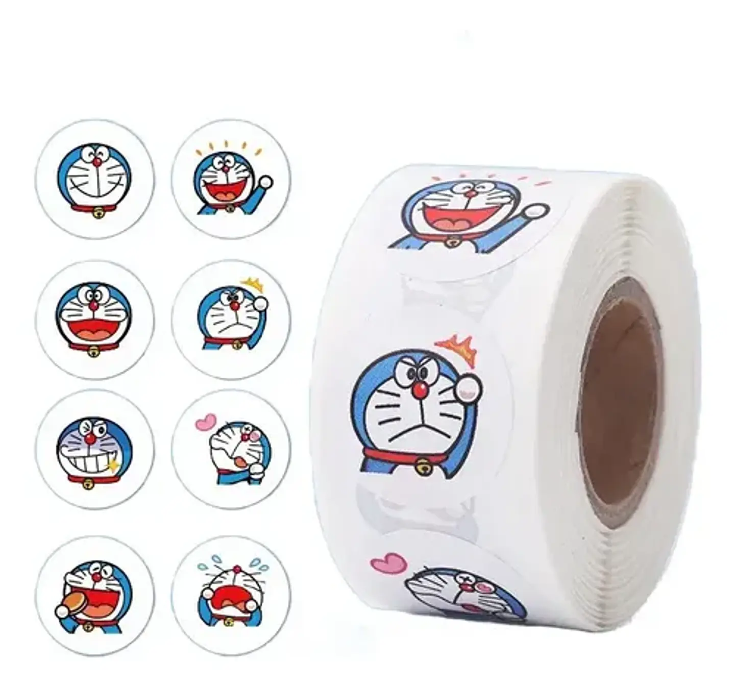 Doraemon - Set De 500 Stickers / Rollo De Pegatinas 1