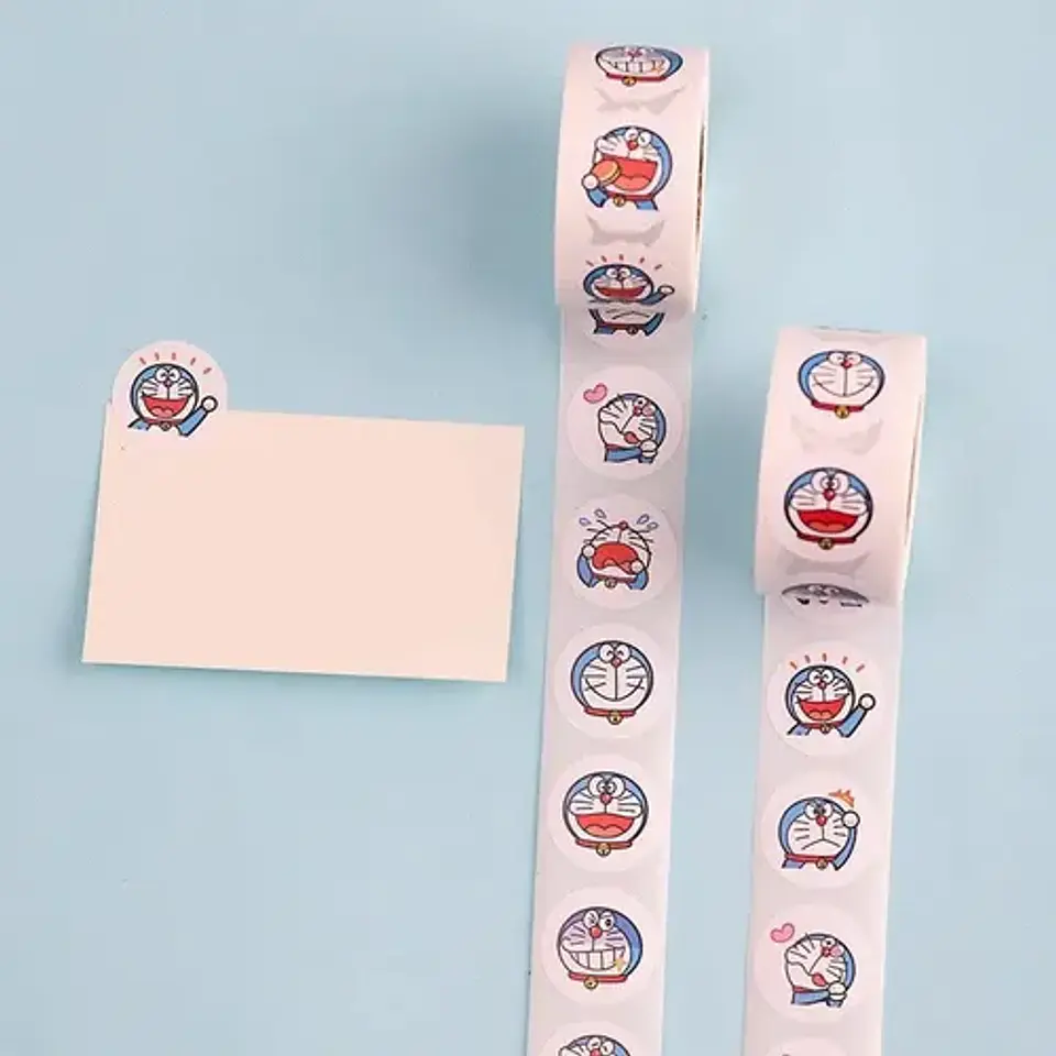 Doraemon - Set De 500 Stickers / Rollo De Pegatinas 2