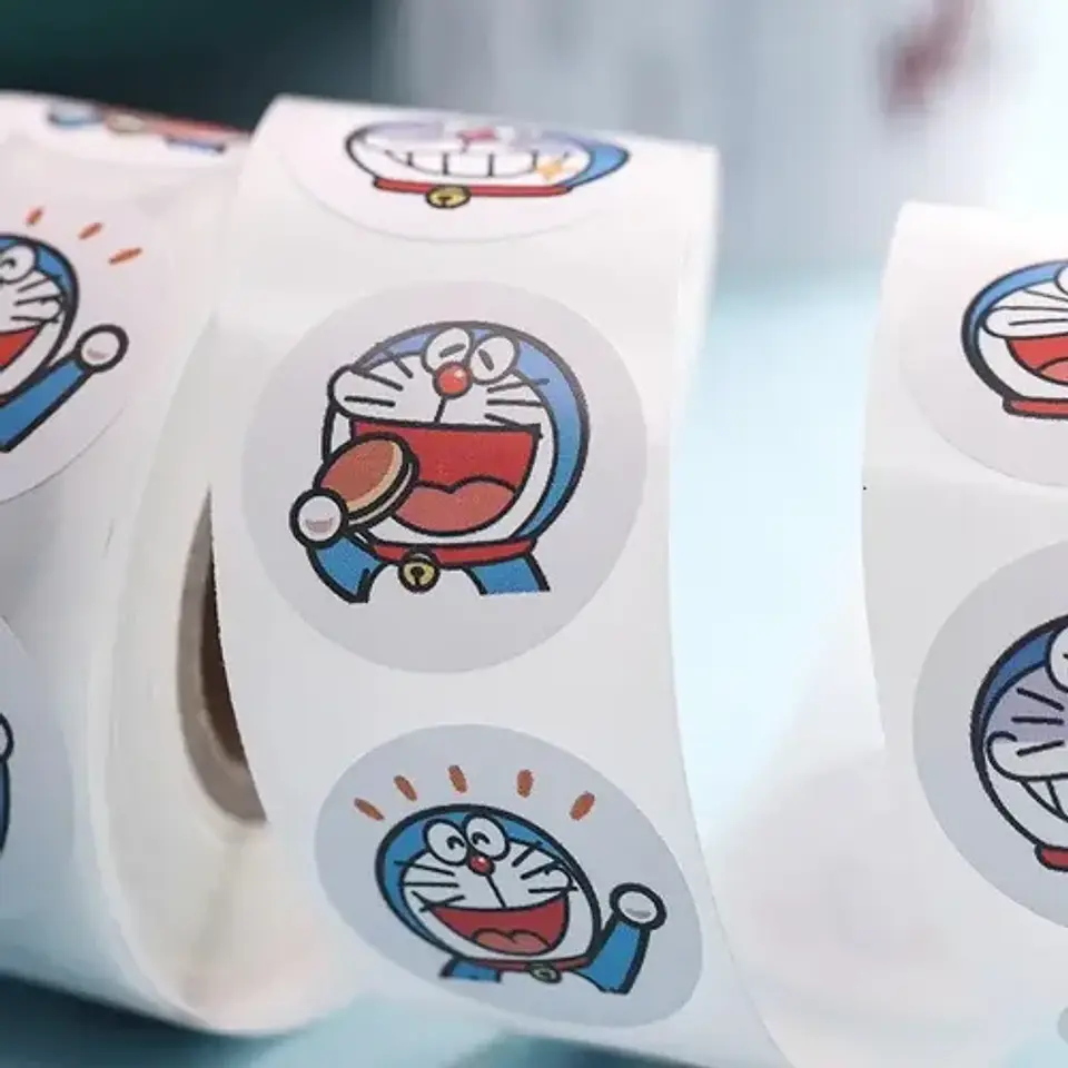 Doraemon - Set De 500 Stickers / Rollo De Pegatinas 7