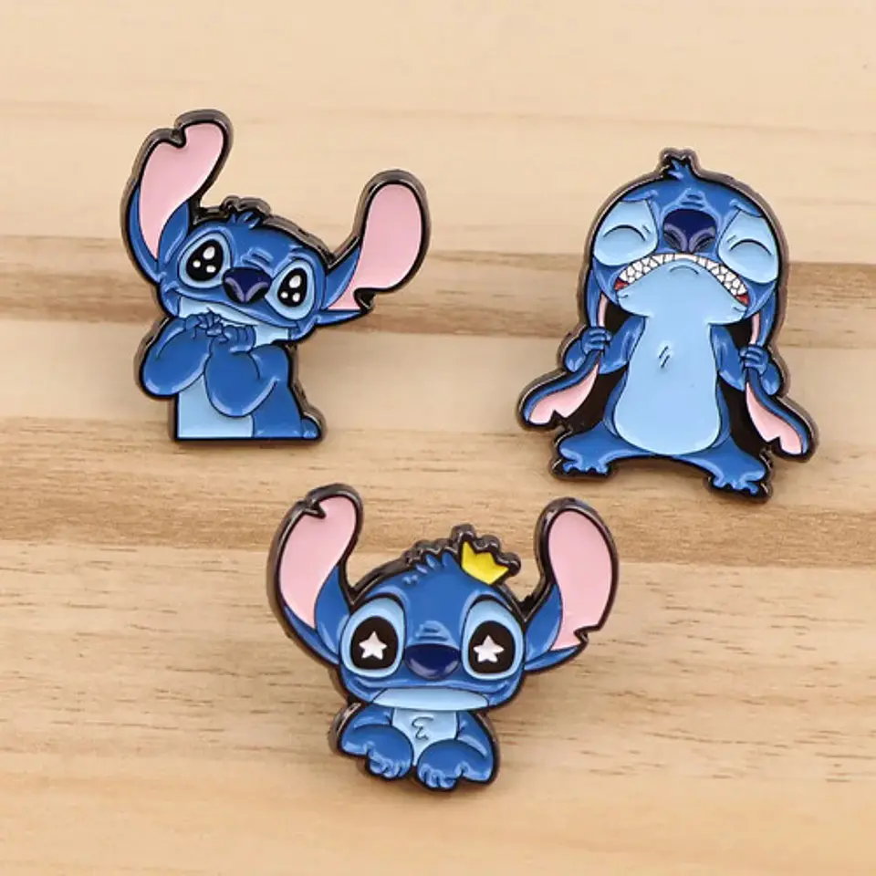 Pins De Stitch / Lilo And Stitch / Pines Metálicos (broches) 11