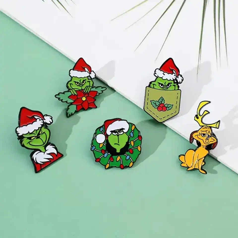 Pins De Grinch / El Grinch / Pines Metálicos (broches) 11