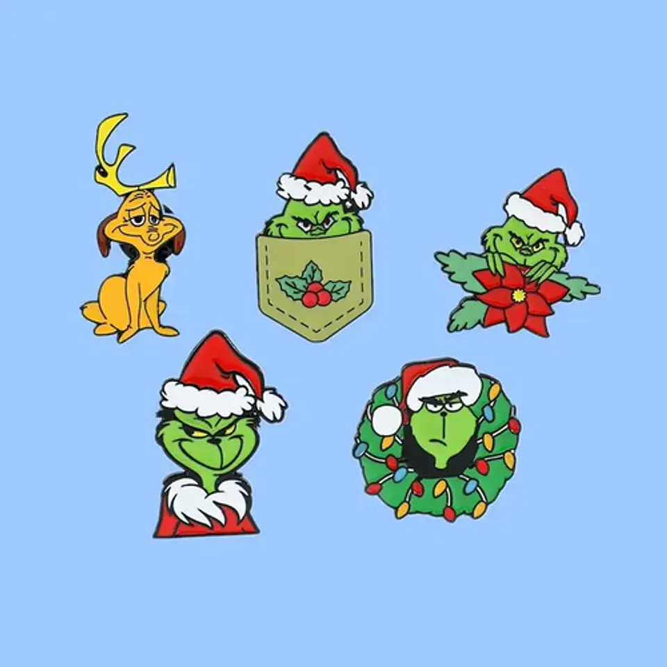 Pins De Grinch / El Grinch / Pines Metálicos (broches) 12