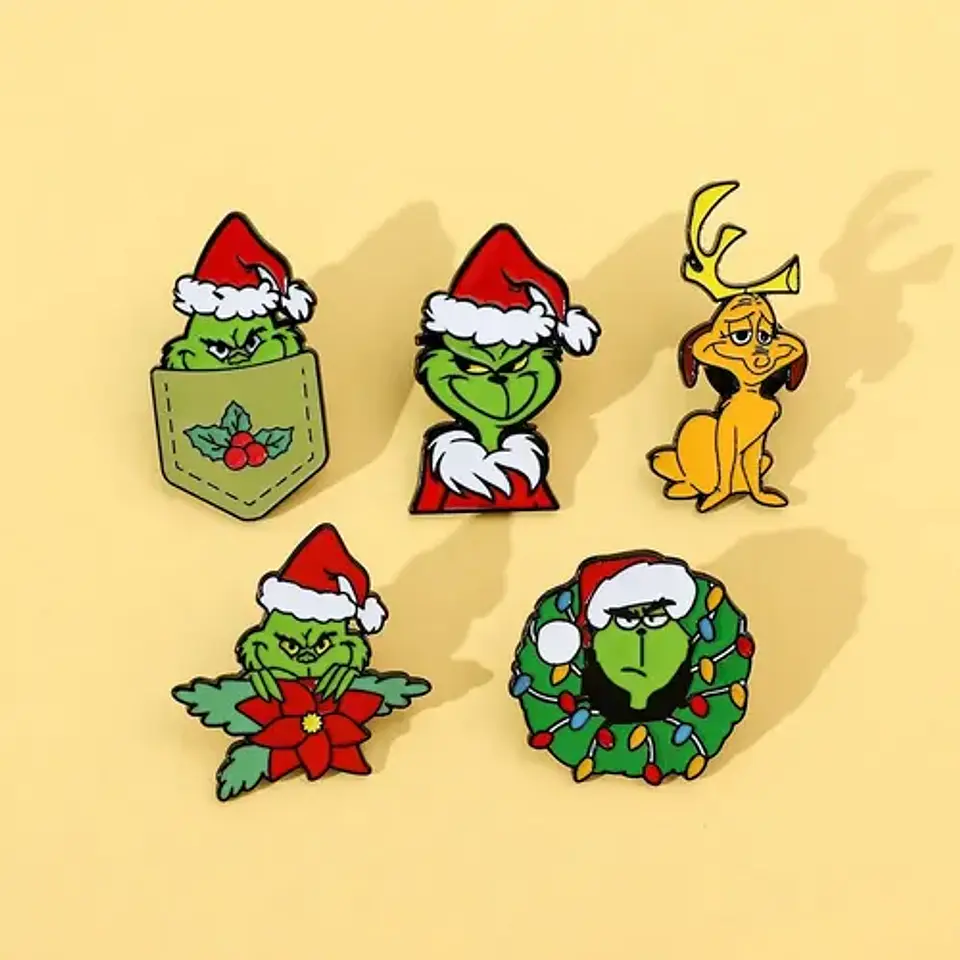 Pins De Grinch / El Grinch / Pines Metálicos (broches) 14
