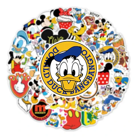 Pato Donald - Set De 50 Stickers / Calcomanías / Pegatinas