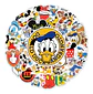 Pato Donald - Set De 50 Stickers / Calcomanías / Pegatinas - Miniatura 1