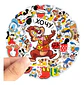 Pato Donald - Set De 50 Stickers / Calcomanías / Pegatinas - Miniatura 3