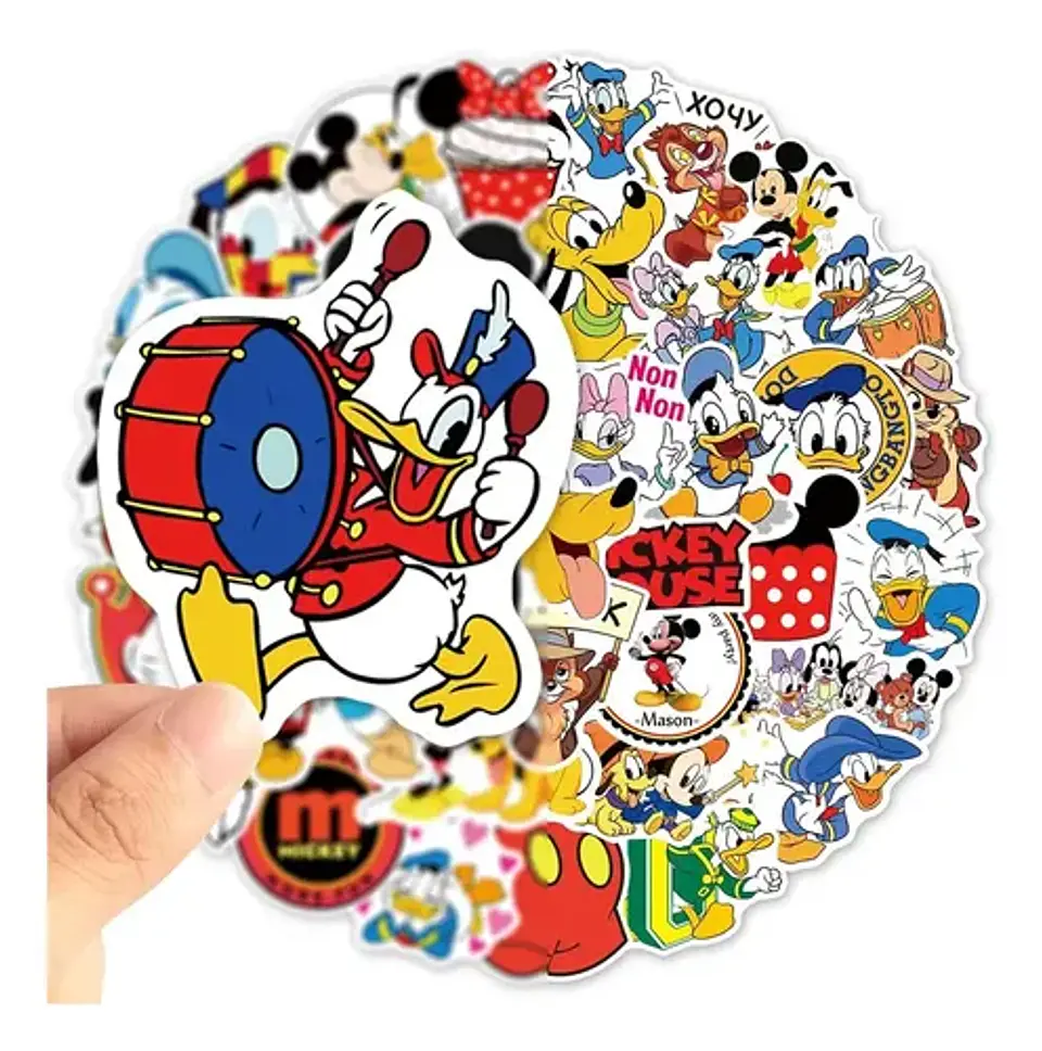 Pato Donald - Set De 50 Stickers / Calcomanías / Pegatinas 6