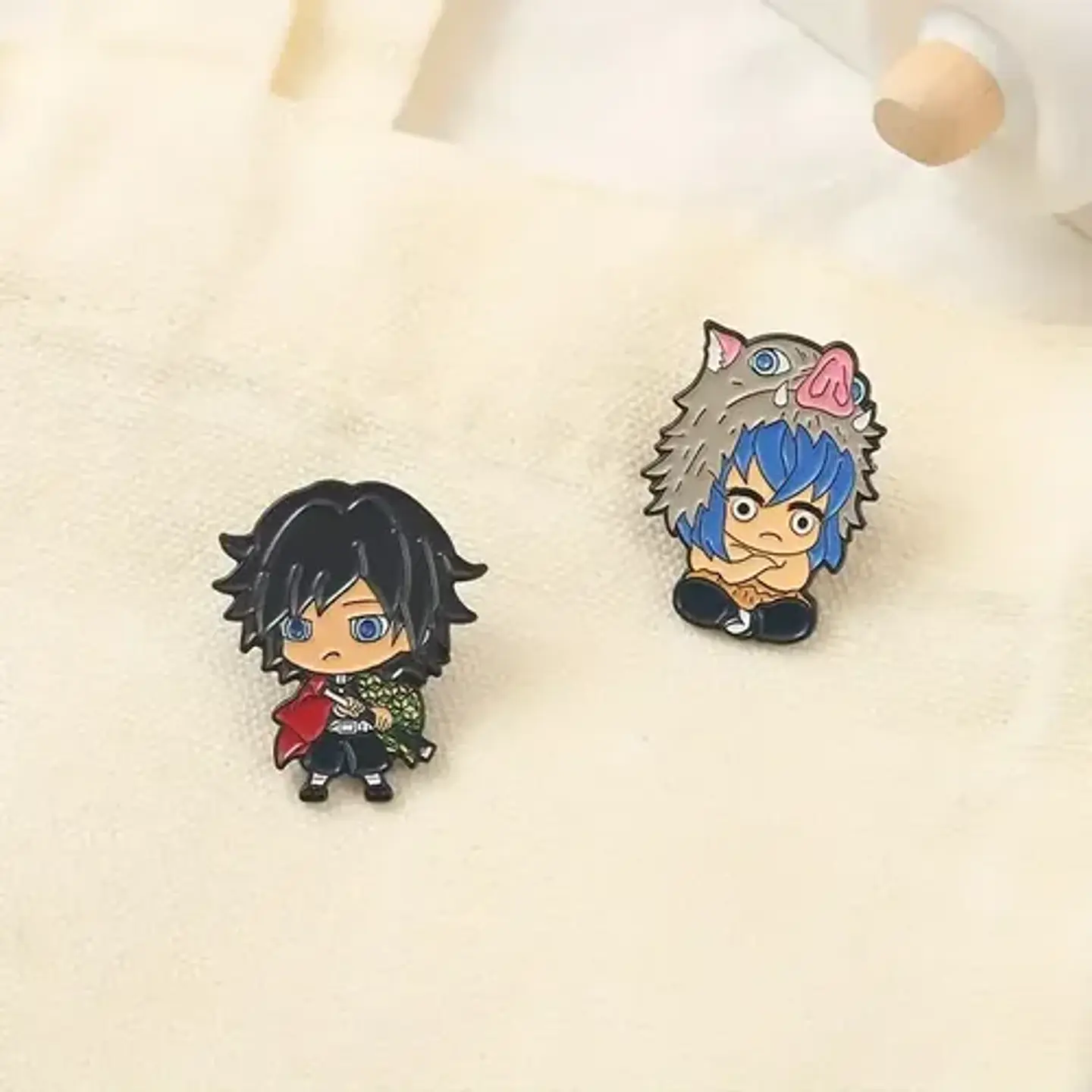 Pins De Inosuke Hashibira / Demon Slayer / Broches Metálicos 2