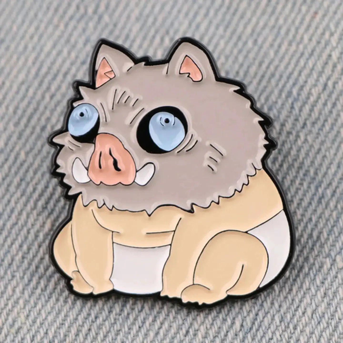 Pins De Inosuke Hashibira / Demon Slayer / Broches Metálicos 8
