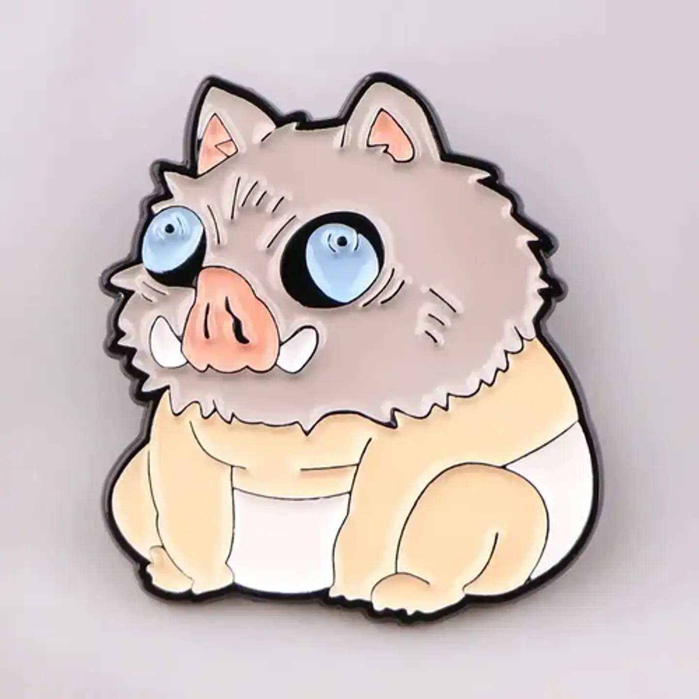 Pins De Inosuke Hashibira / Demon Slayer / Broches Metálicos 10