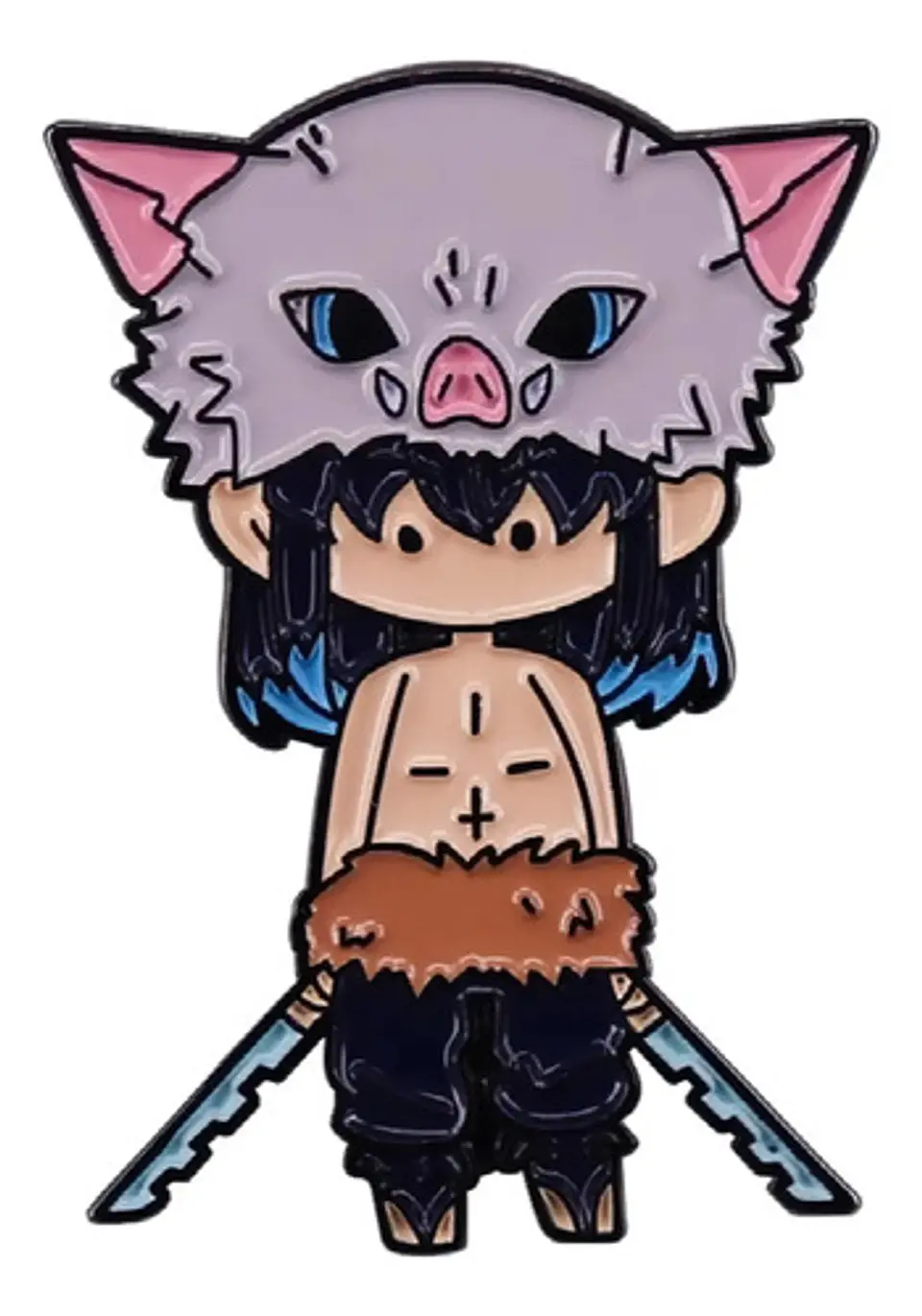 Pins De Inosuke Hashibira / Demon Slayer / Broches Metálicos 12