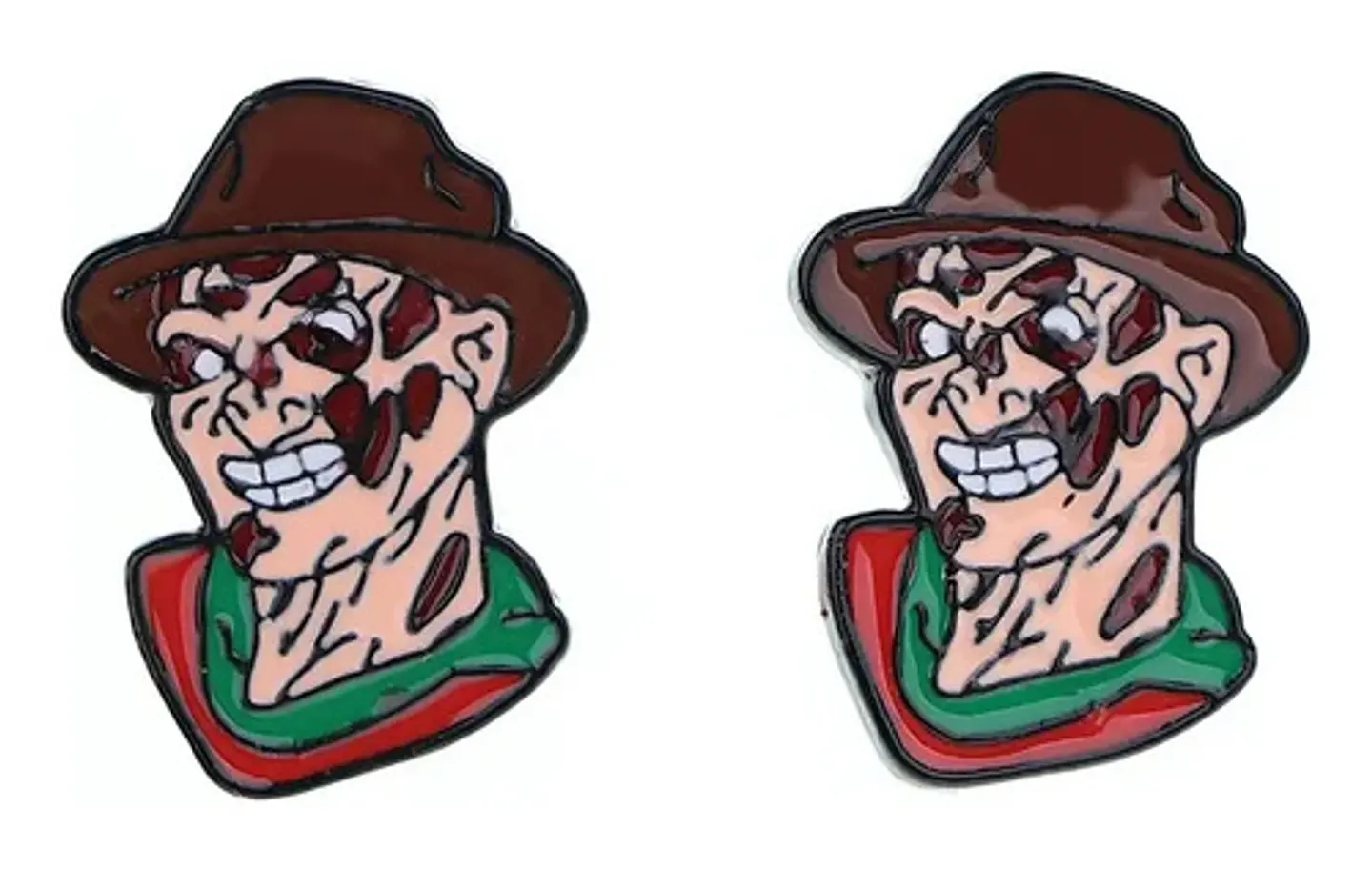 Aros Aretes Pendientes Freddy Krueger / Acero Quirúrgico 1