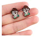 Aros Aretes Pendientes Freddy Krueger / Acero Quirúrgico - Miniatura 2