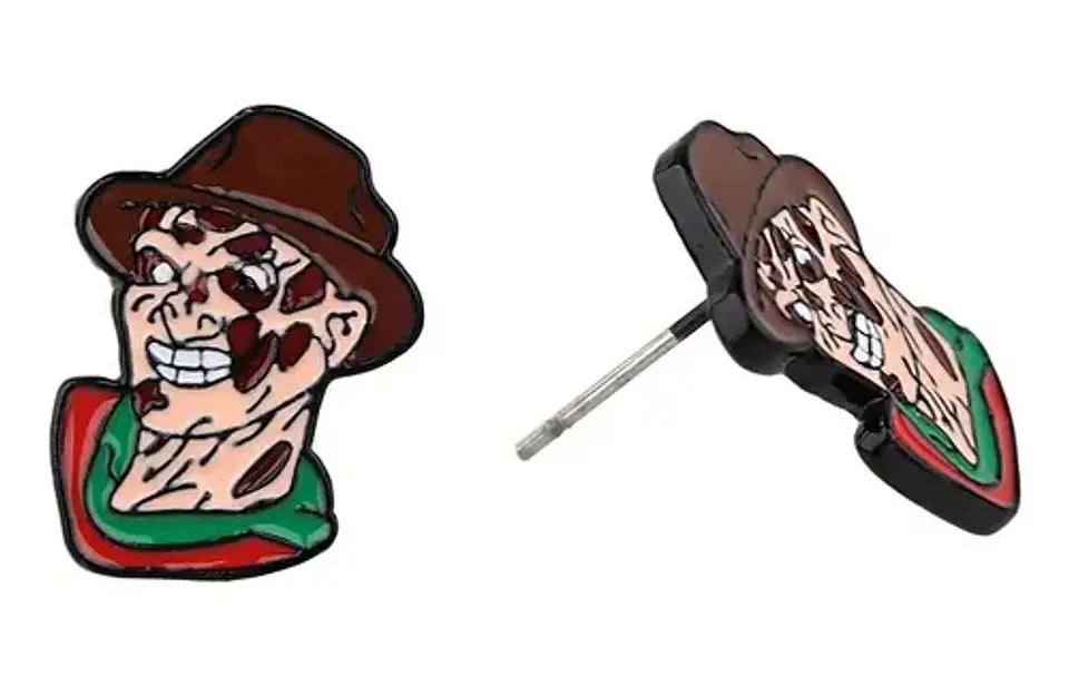 Aros Aretes Pendientes Freddy Krueger / Acero Quirúrgico 5