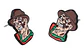 Aros Aretes Pendientes Freddy Krueger / Acero Quirúrgico - Miniatura 6