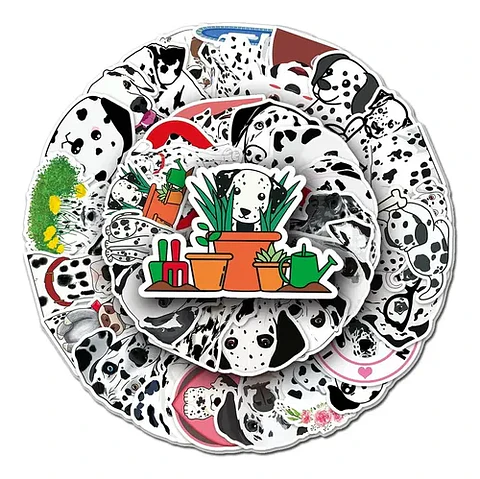 Dálmatas - Set De 50 Stickers / Calcomanías / Pegatinas