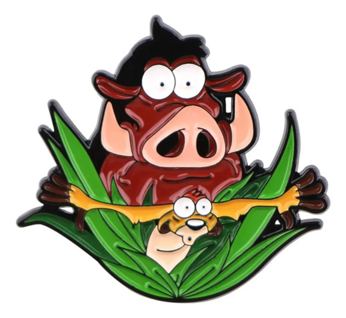 Pins De Timon Y Pumba / Rey Leon / Broches Metálicos (pines) 7