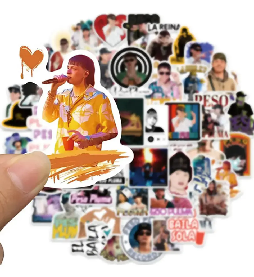 Peso Pluma - Set De 50 Stickers / Calcomanías / Pegatinas 2