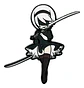 Pins De 2b / Nier: Automata / Pines Metálicos (broches) - Miniatura 1