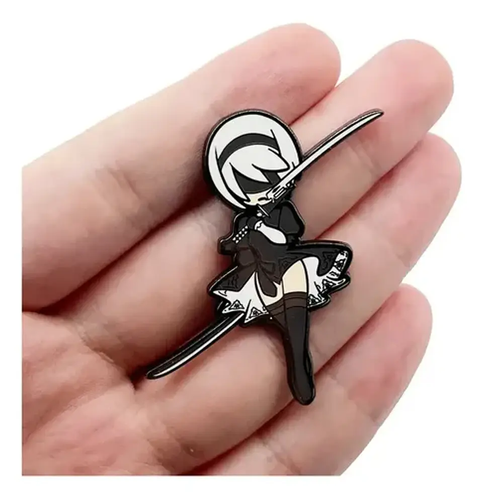 Pins De 2b / Nier: Automata / Pines Metálicos (broches) 2