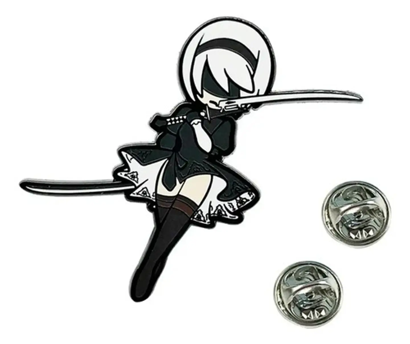 Pins De 2b / Nier: Automata / Pines Metálicos (broches) 4