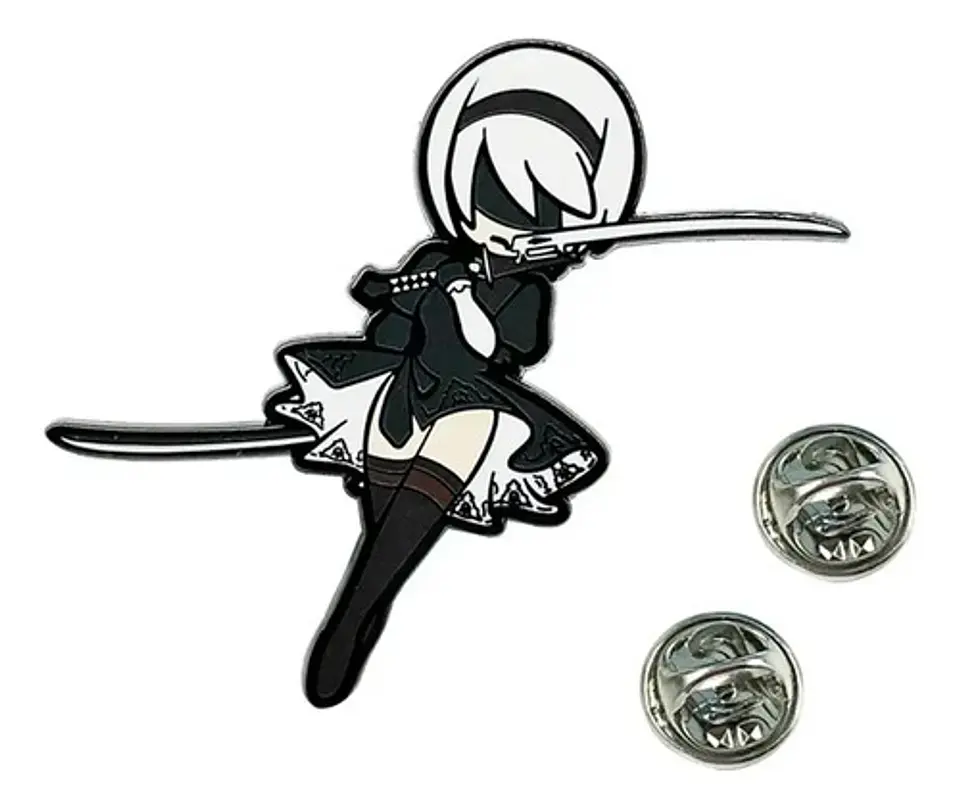 Pins De 2b / Nier: Automata / Pines Metálicos (broches) 4