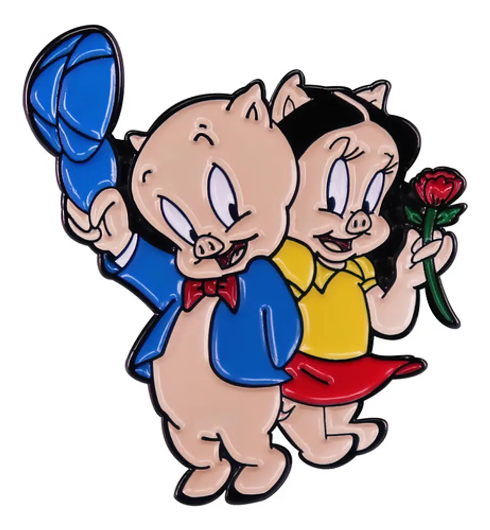 Pins De Puerco Porky / Looney Tunes / Broches Metálicos 1