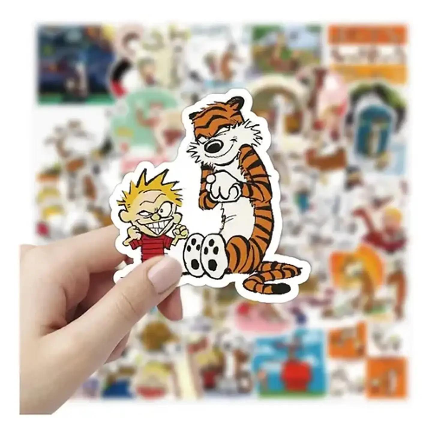 Calvin Y Hobbes - Set De 50 Stickers / Calcomanías 2