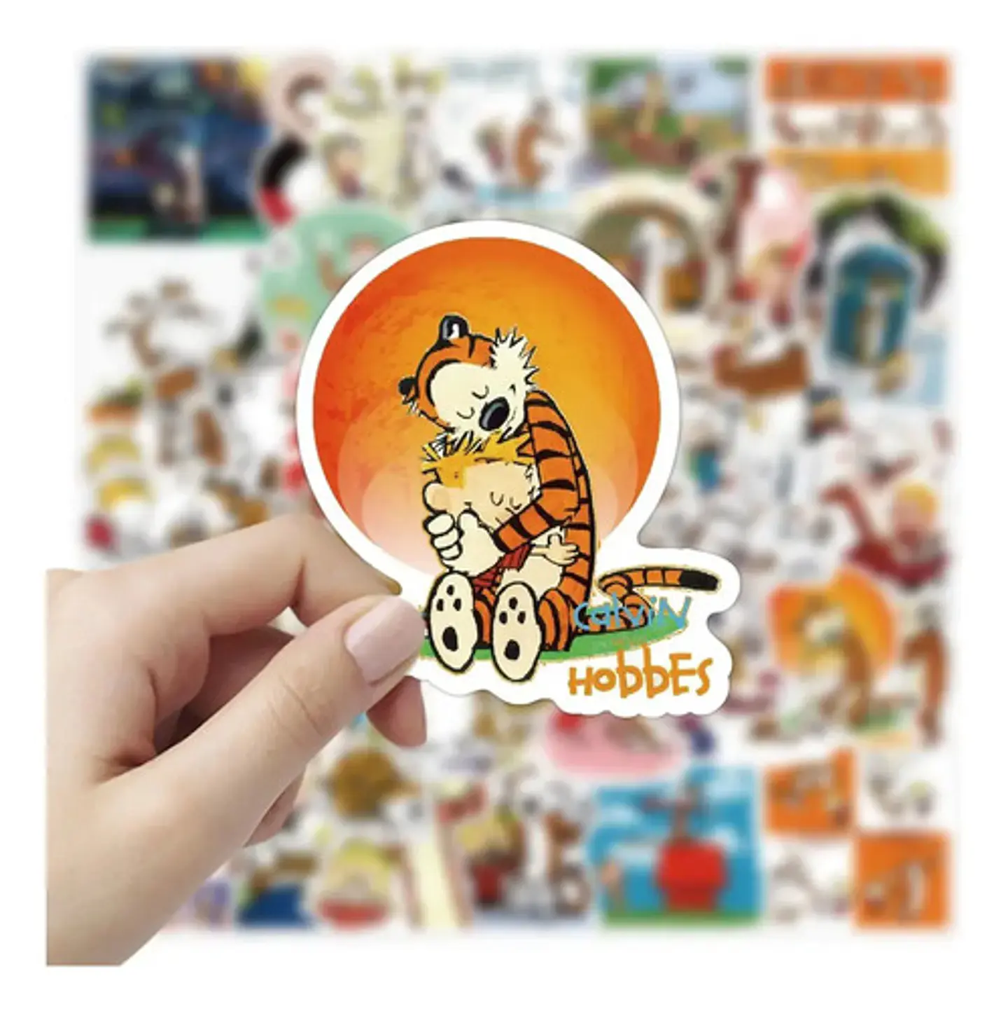 Calvin Y Hobbes - Set De 50 Stickers / Calcomanías 3