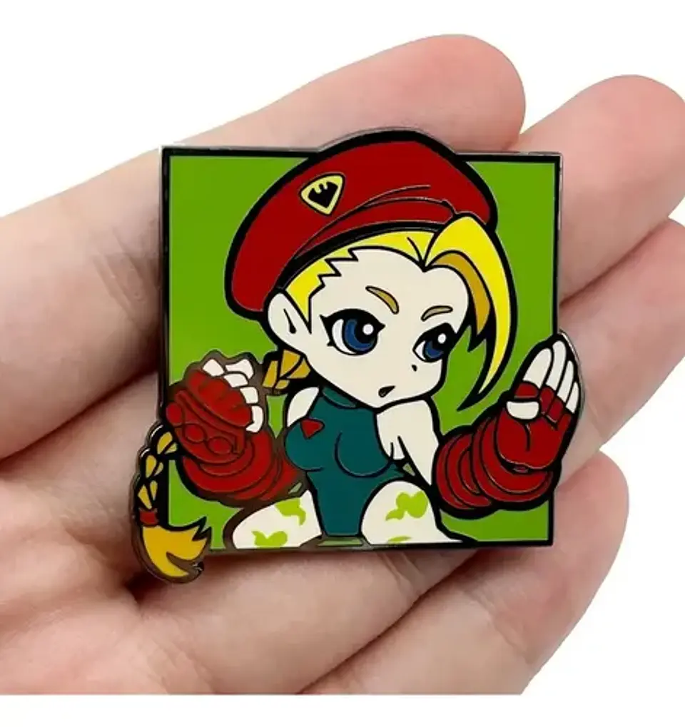 Pins De Cammy White / Street Fighter / Broches Metálicos 2