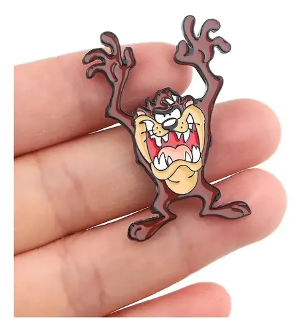 Pins De Demonio De Tasmania / Looney Tunes / Pines Metálicos 11