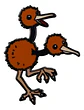 Pins De Doduo / Pokémon / Broches Metálicos (pines) - Miniatura 1