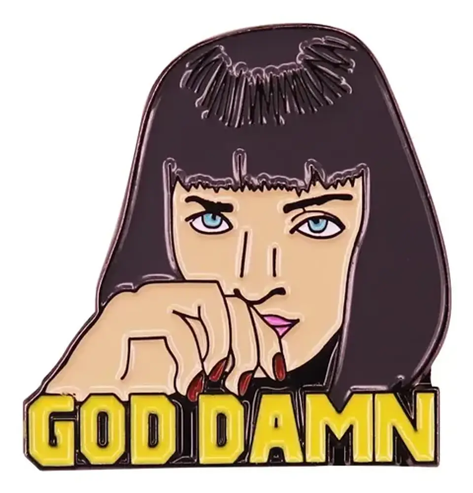 Pins De Mia Wallace / Pulp Fiction / Pines Metálicos 1