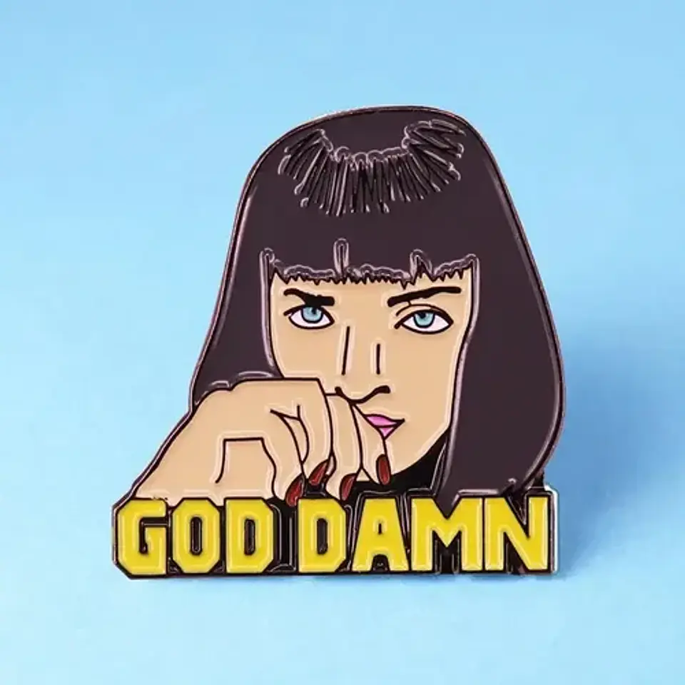 Pins De Mia Wallace / Pulp Fiction / Pines Metálicos 2