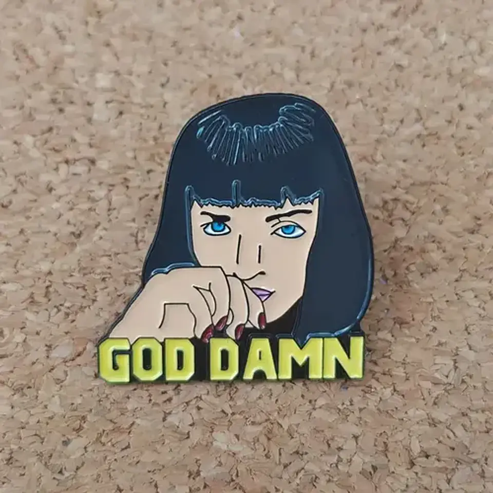 Pins De Mia Wallace / Pulp Fiction / Pines Metálicos 4
