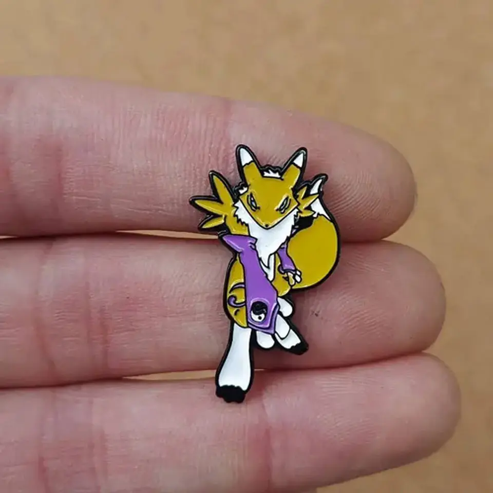 Pins De Renamon / Digimon / Pines Metálicos (broches) 3