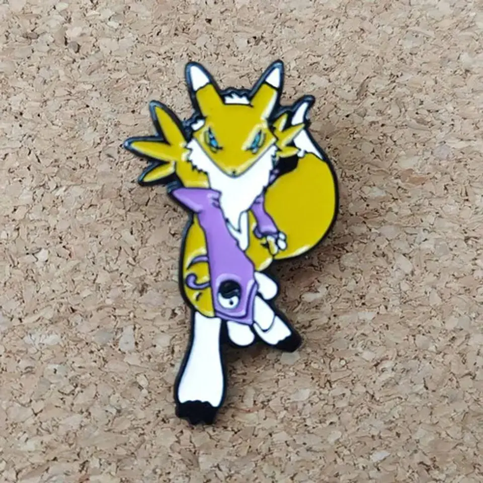 Pins De Renamon / Digimon / Pines Metálicos (broches) 4