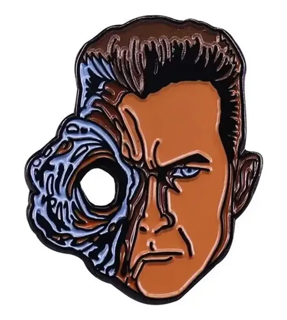 Pins Arnold Schwarzenegger / Terminator  / Pines Metálicos 1